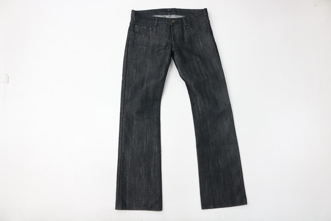 세븐포올맨카인드 빈티지 블랙 데님 부츠컷 팬츠 상품이미지2