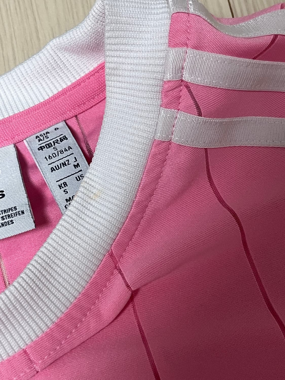 핑크아디다스삼성반팔티 상품이미지2