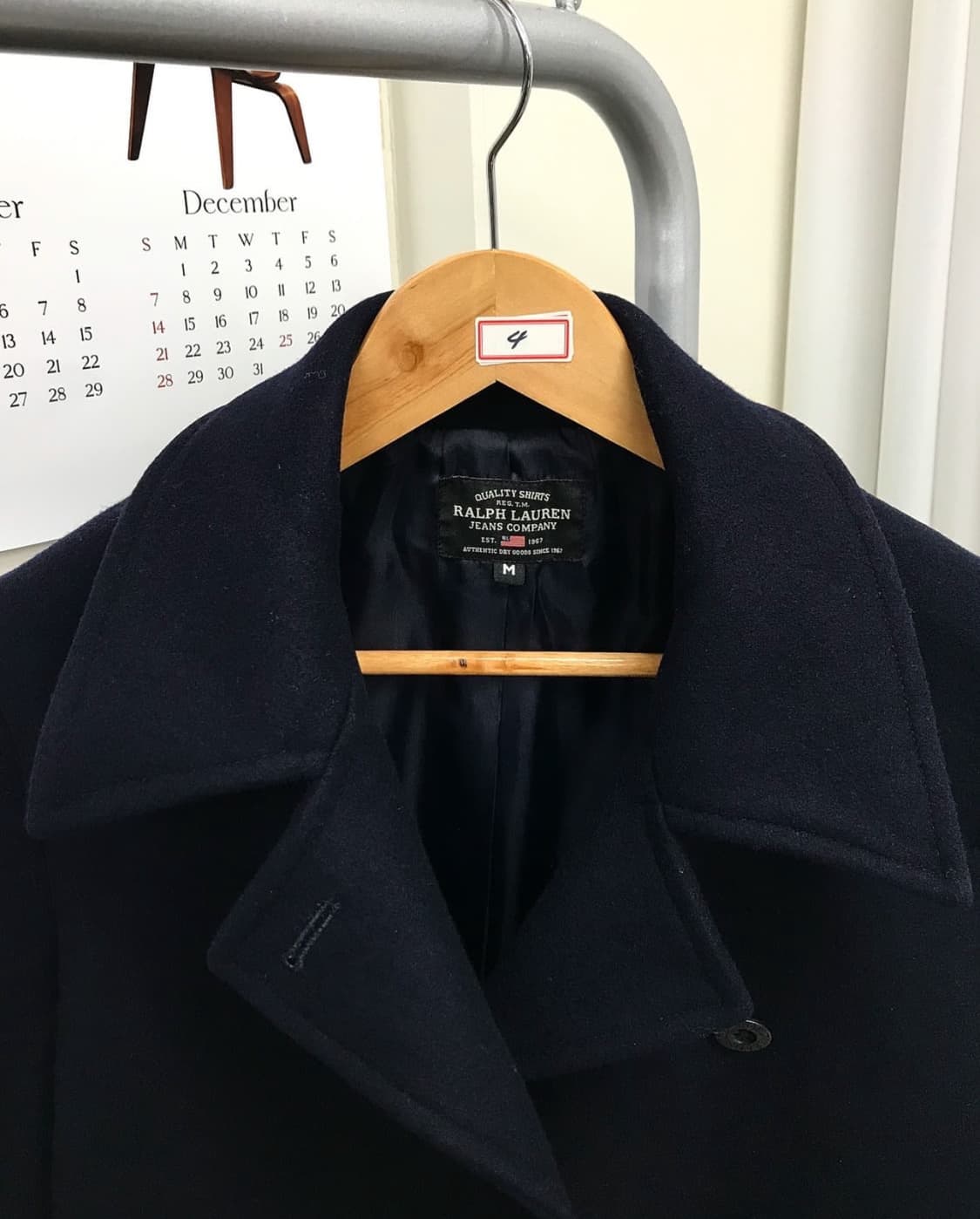 폴로 울 더블 피코트 상품이미지2