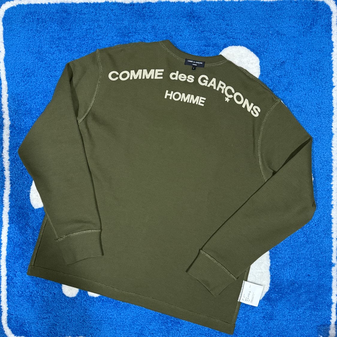 꼼데가르송 리버서블 와플 롱슬리브 L 상품이미지6