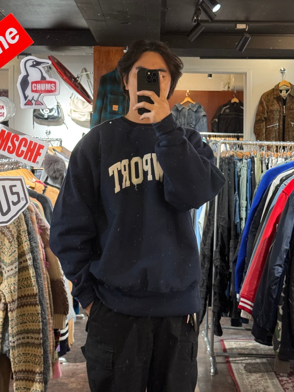 챔피온 리버스위브 맨투맨 빈티지 빅사이즈 90s 3XL 상품이미지6