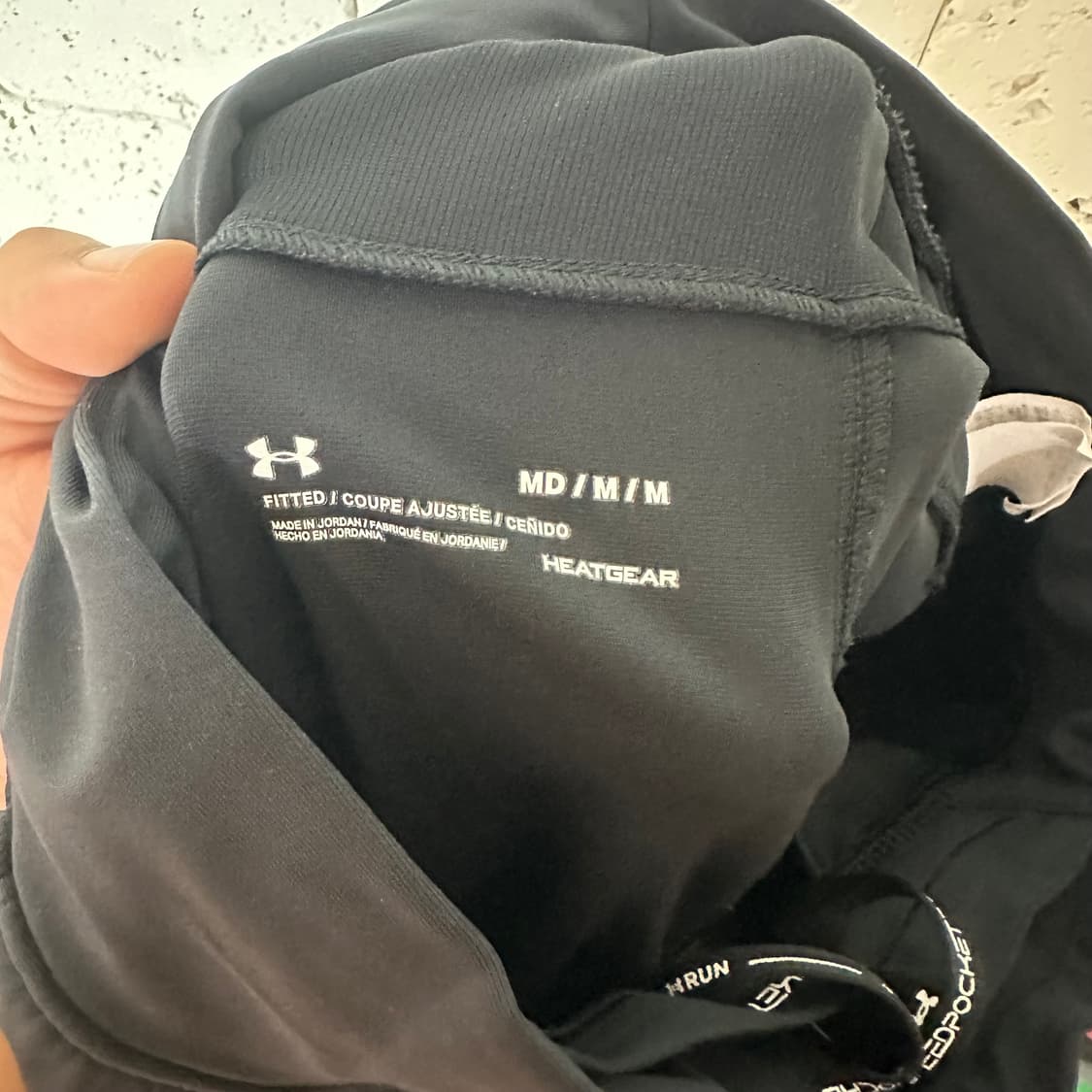 M 언더아머 러닝 조거팬츠 블랙 상품이미지4