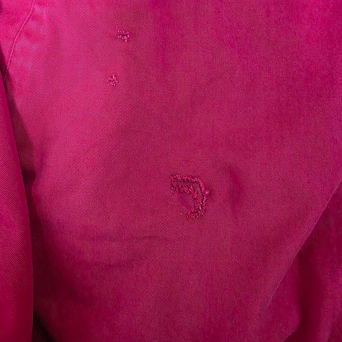 [L] 90s 빈티지 말보로 리버시블 봄버 자켓 블랙/레드 썬페이드 상품이미지6