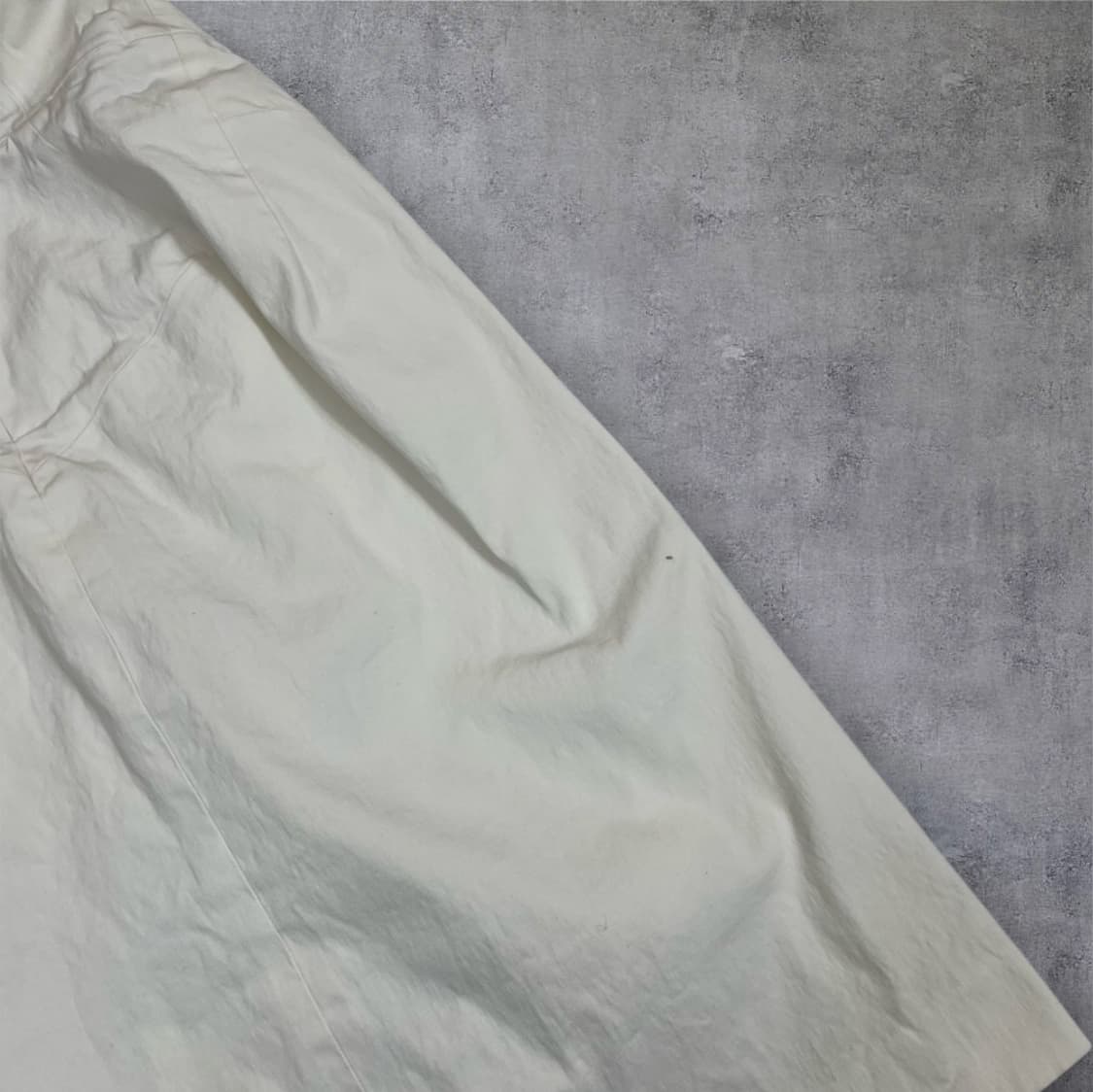 입생로랑 SS2000 비대칭 코튼 미디 스커트 FR38 상품이미지5