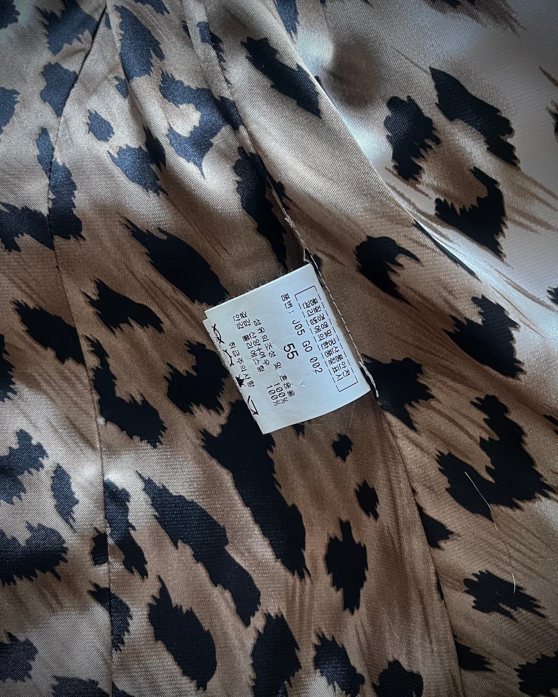 Real Fox & Goat Skin Leopard Fur Jacket 상품이미지8