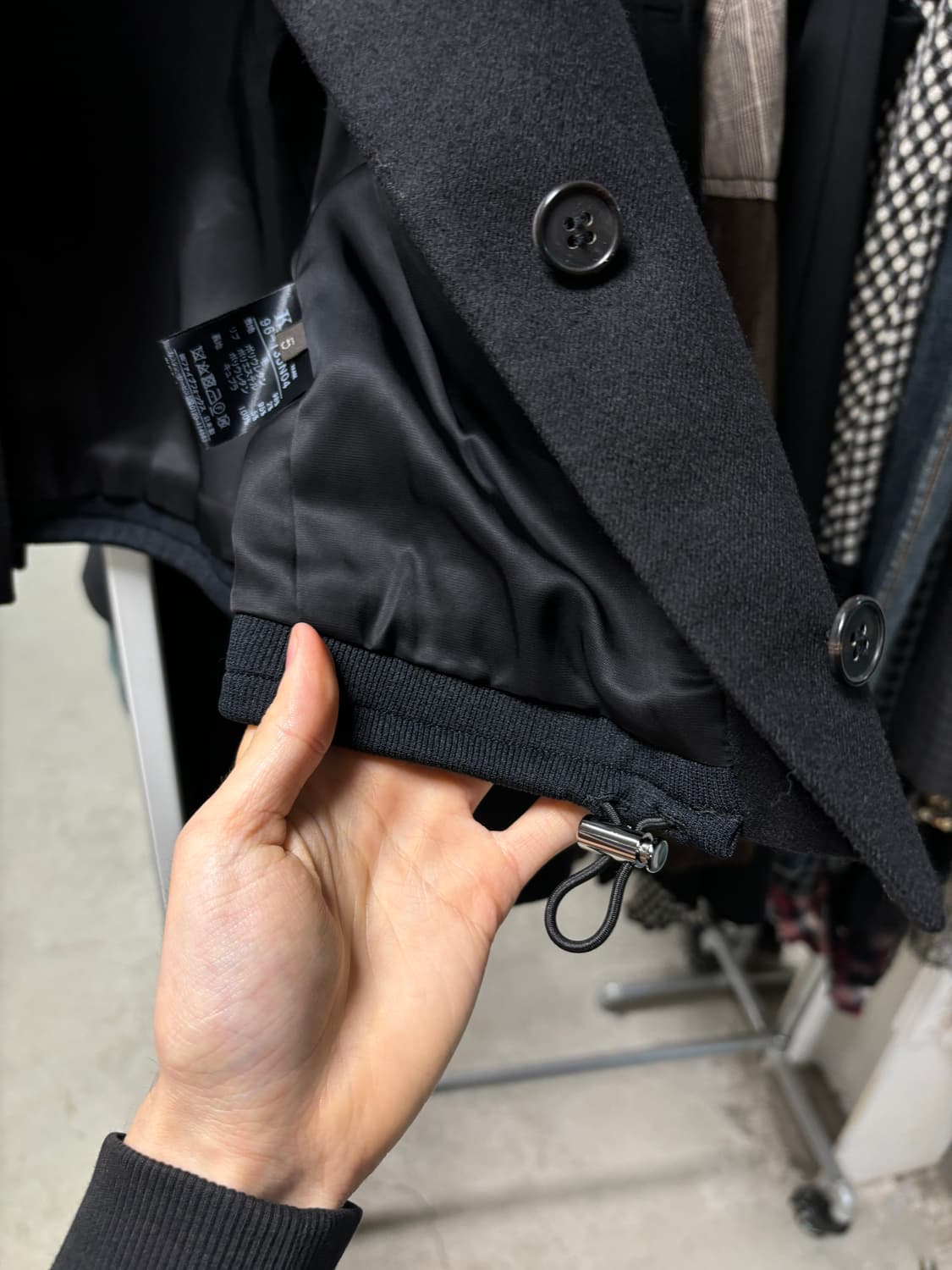 Kiyoko takase 크롭 울자켓 상품이미지5