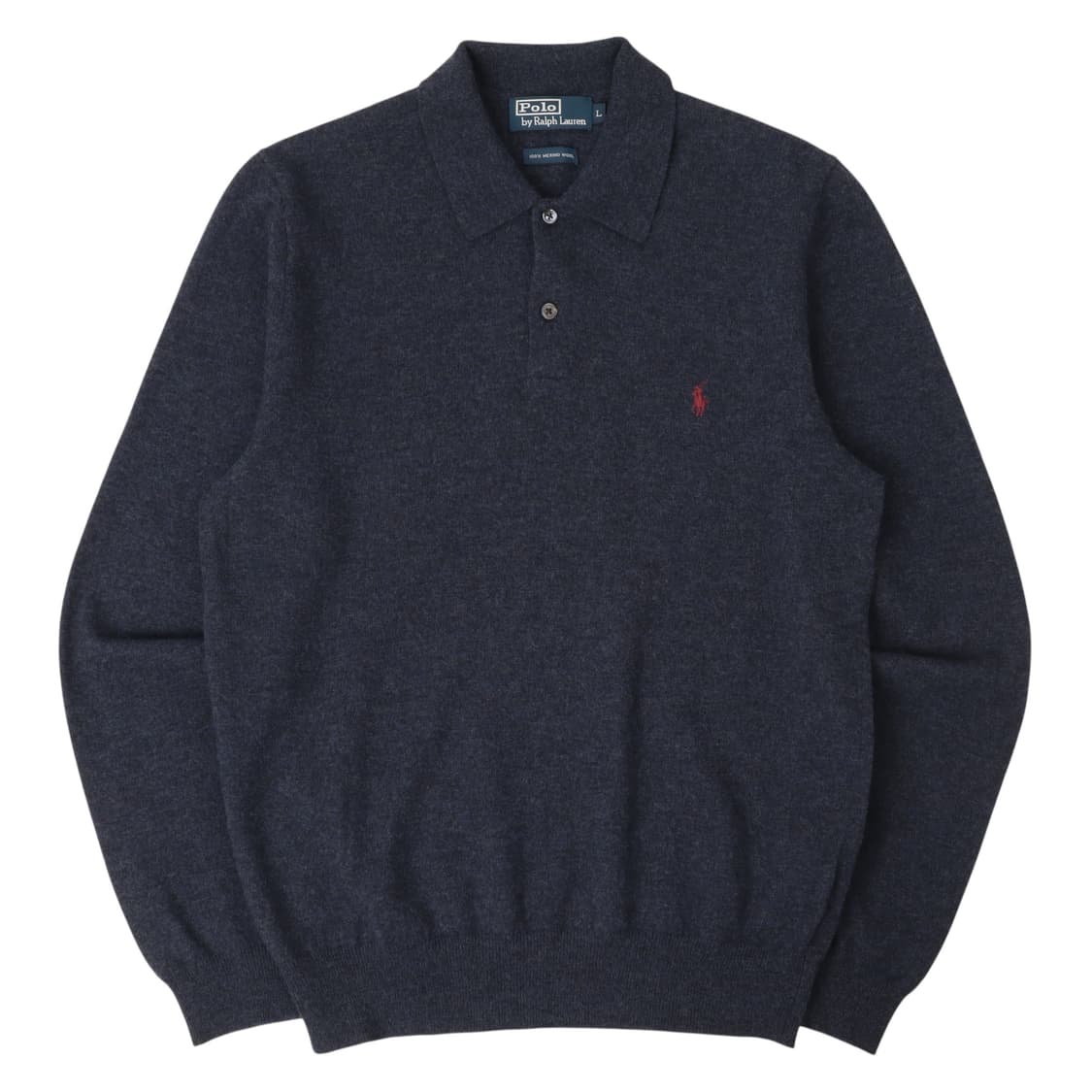 폴로 랄프로렌 베이직포니 램스울 버튼업 니트 상품이미지1