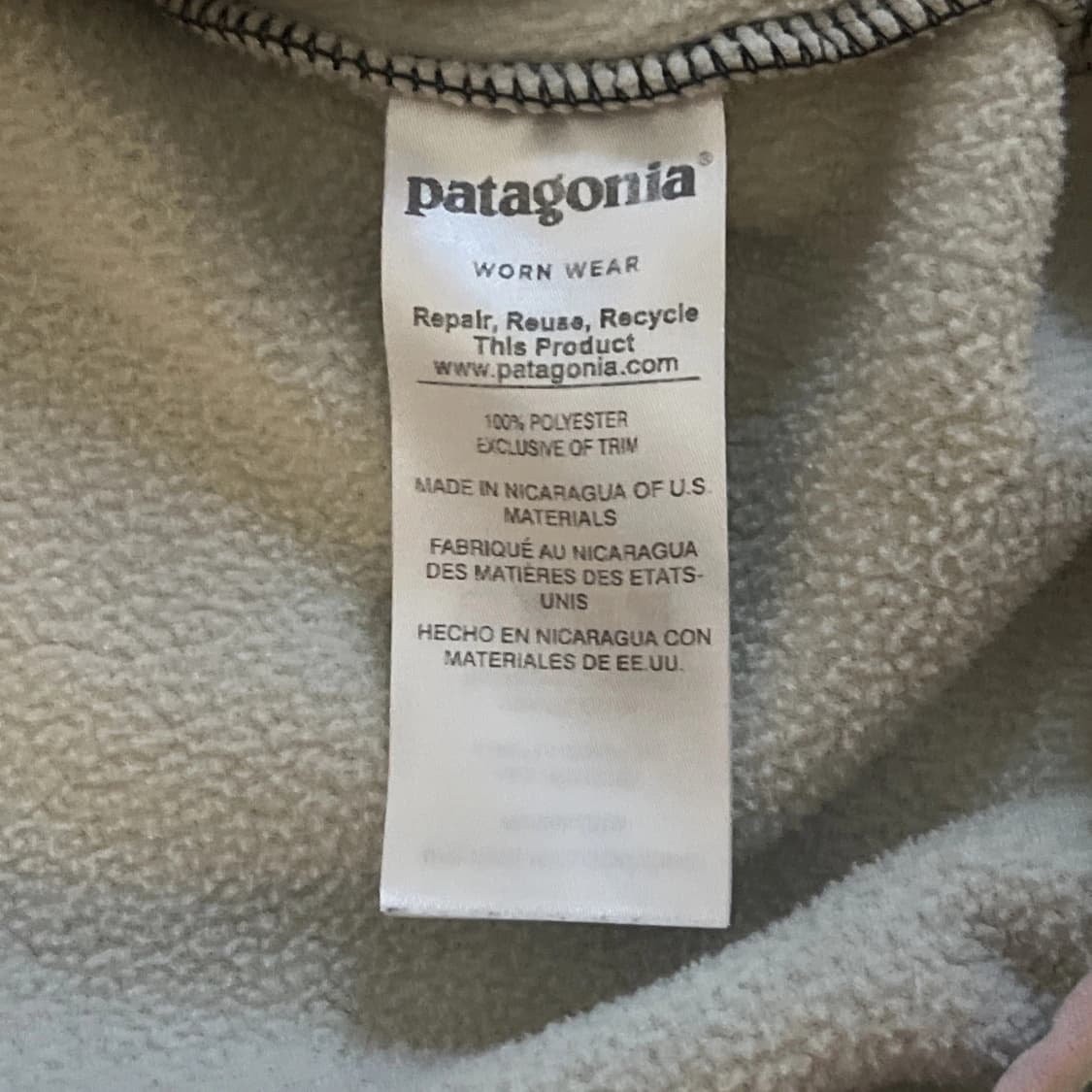 파타고니아 신칠라 스냅-T 블랙/오프화이트/핑크 상품이미지5