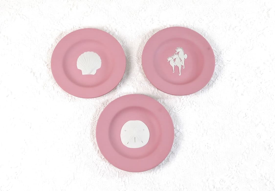 [영국앤틱] 웨지우드 제스퍼웨어 핑크 조개장식 핀디쉬 상품이미지5