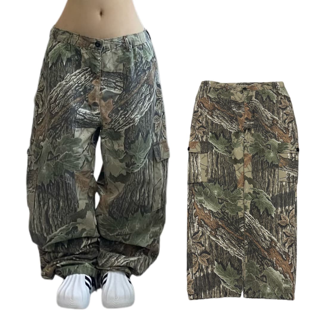 USA OG 리얼트리 와이드 카고 워크팬츠 상품이미지1