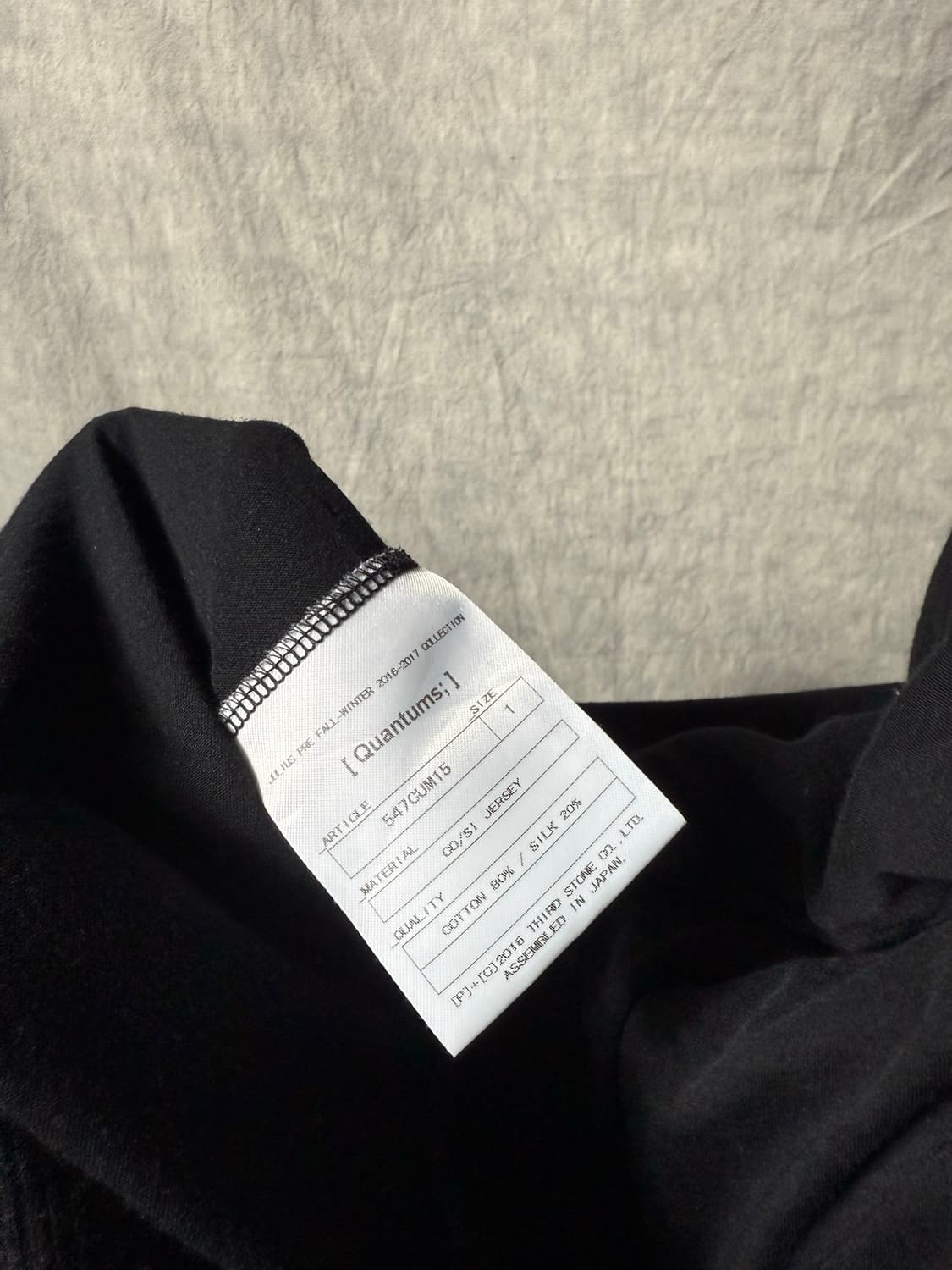 JULIUS Asymmetric Long Hoodie Zip-Up 상품이미지8