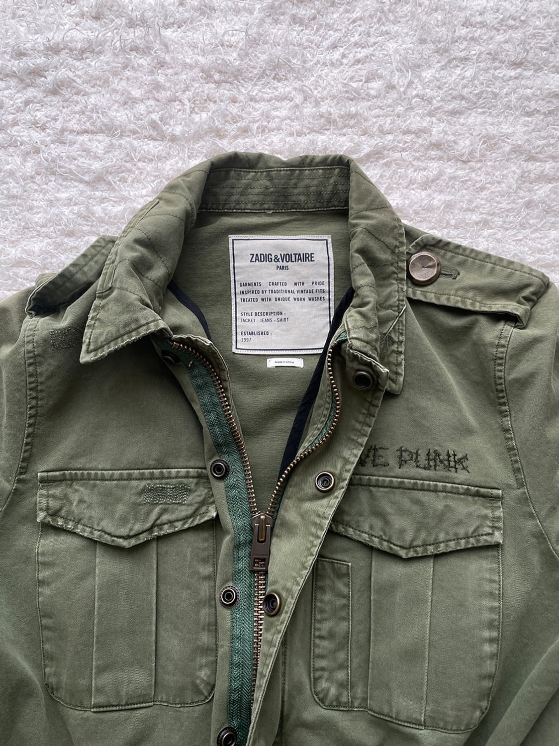 쟈딕앤볼테르 빈티지 밀리터리 자켓 상품이미지2