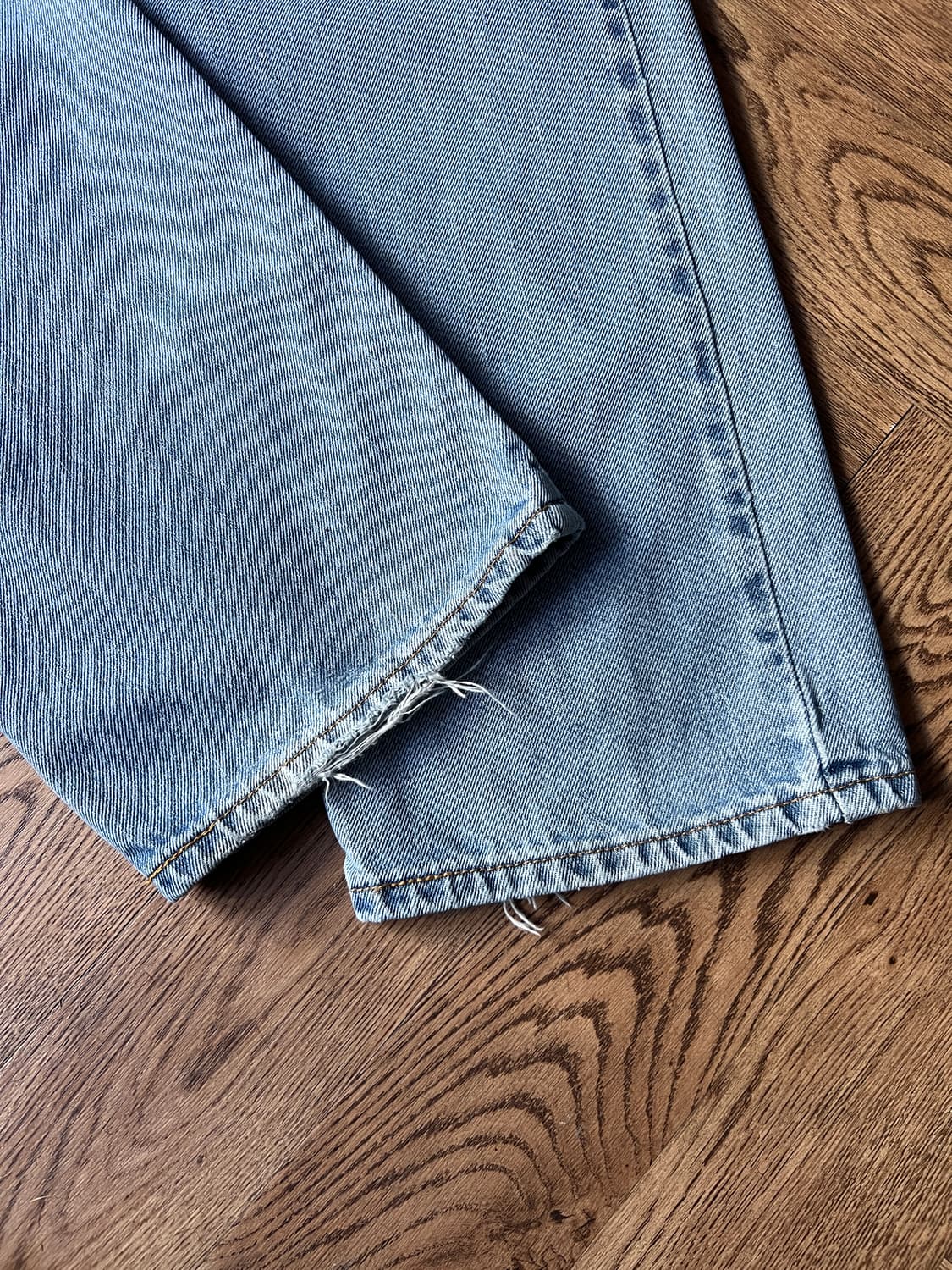 [36]리바이스 USA 505 빈티지 워싱 레귤러 스트레이트 데님 팬츠 상품이미지8