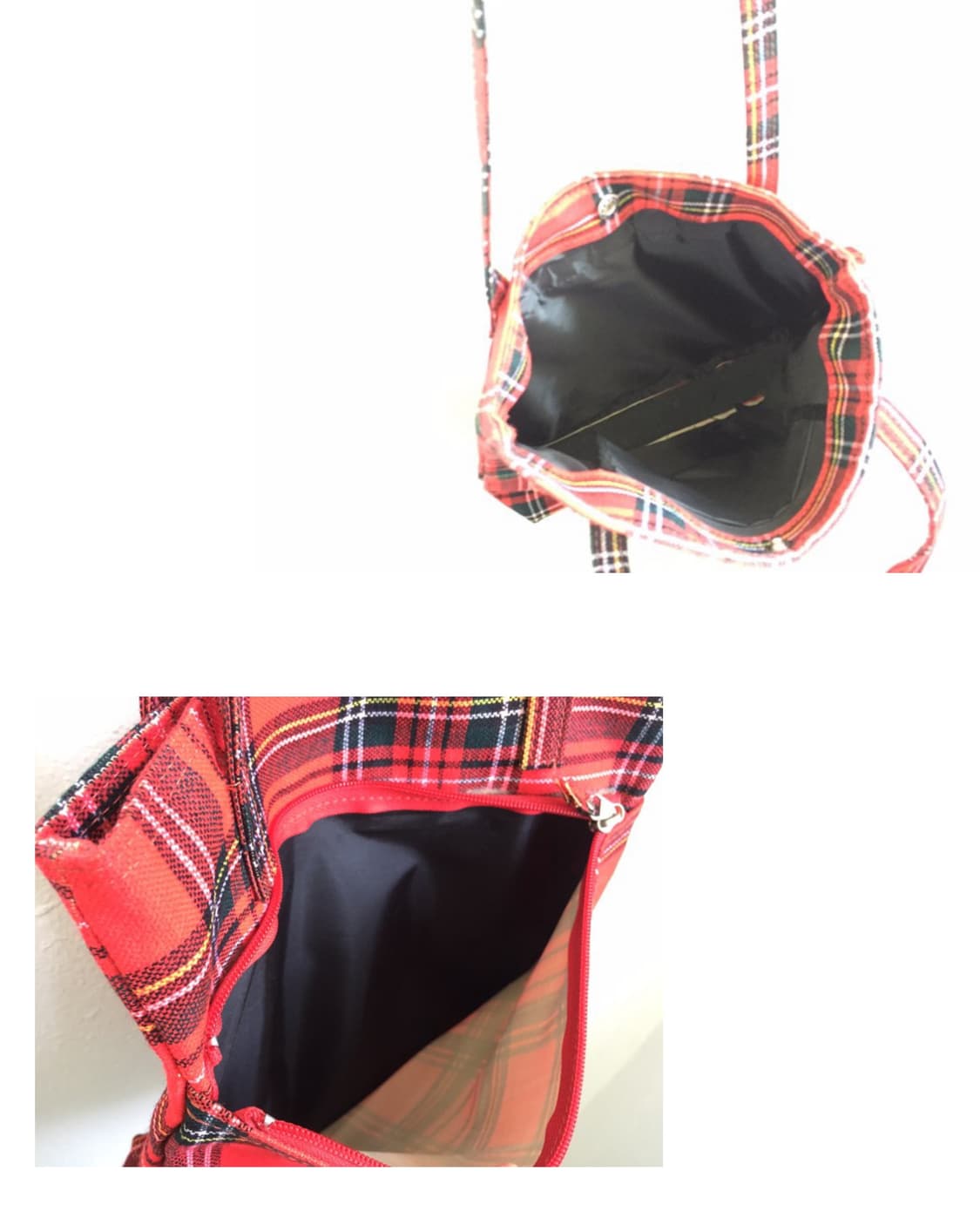 레드 타탄체크 숄더백✧♥️🗝️ 상품이미지2