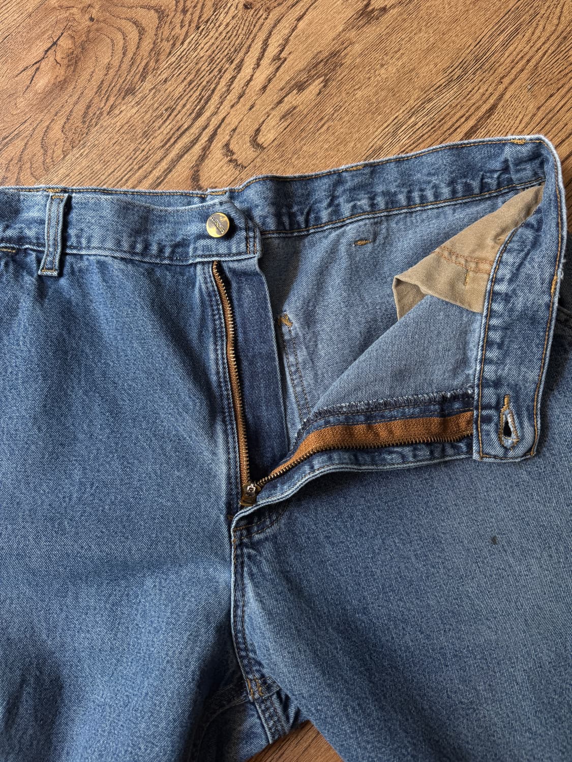 [36]칼하트 USA 빈티지 워싱 싱글니 카펜터 워크 데님 팬츠 상품이미지3