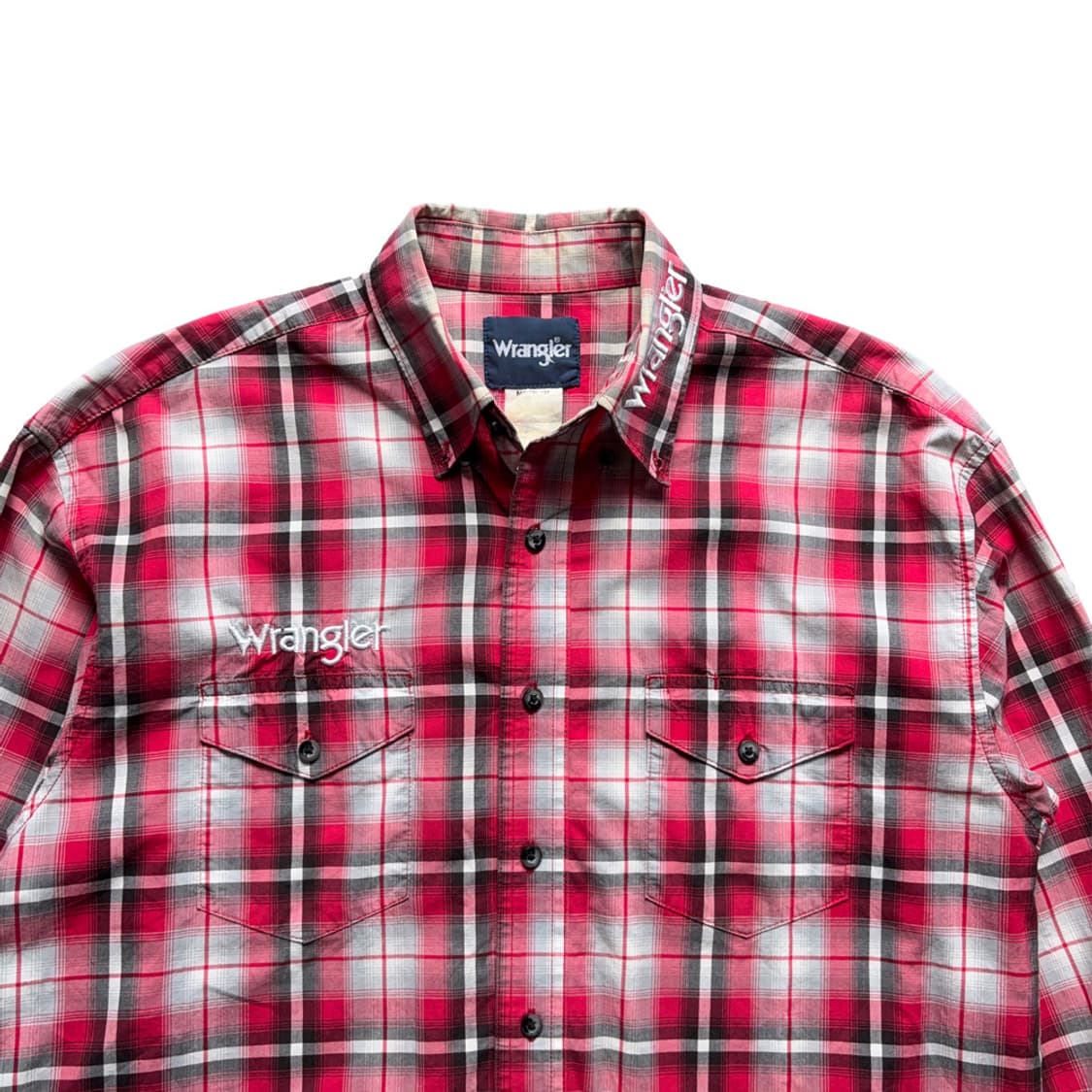 랭글러 Wrangler Logo Check Shirt 상품이미지3