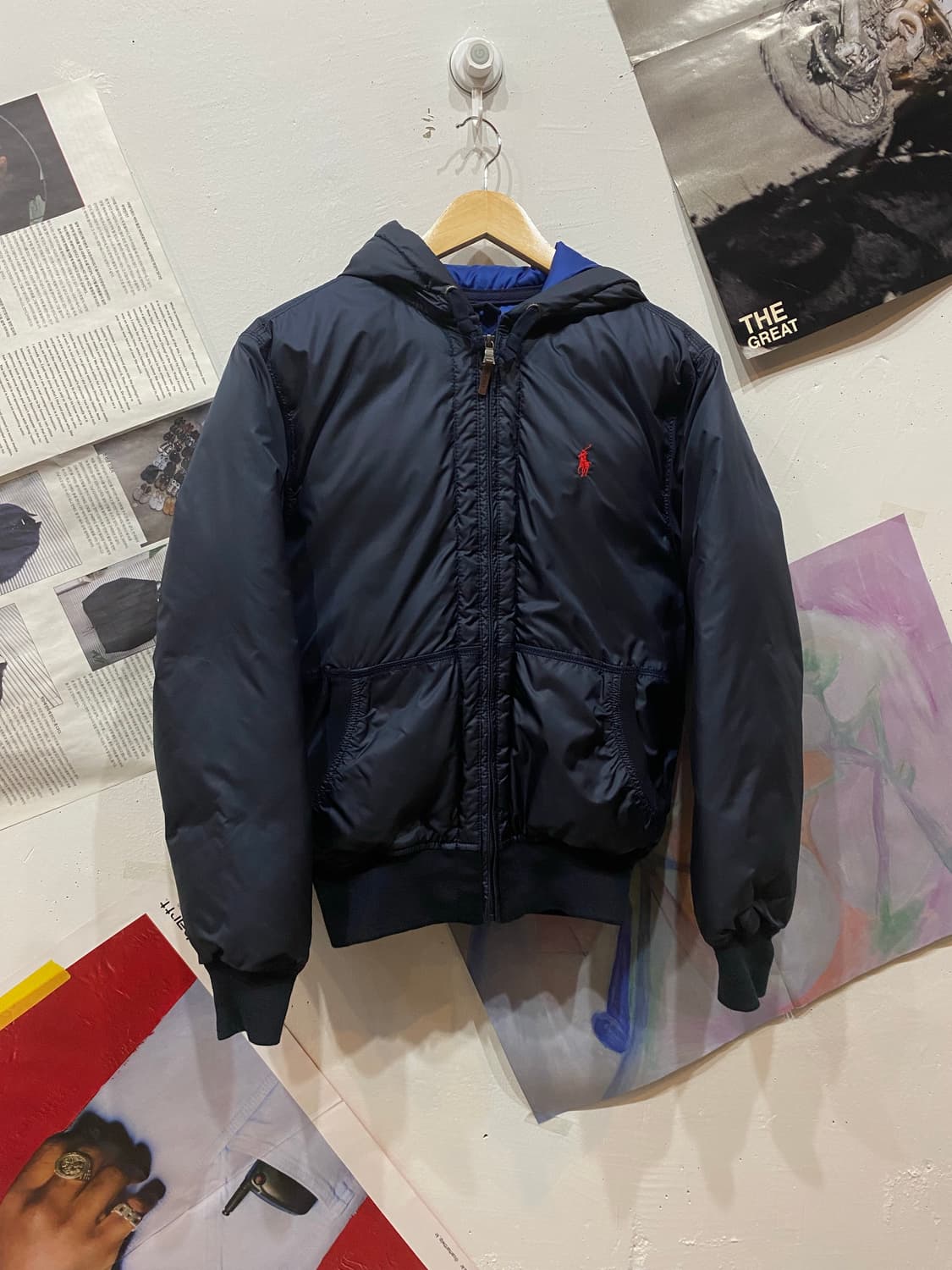 폴로랄프로렌 푸퍼 덕다운 후드패딩 상품이미지1