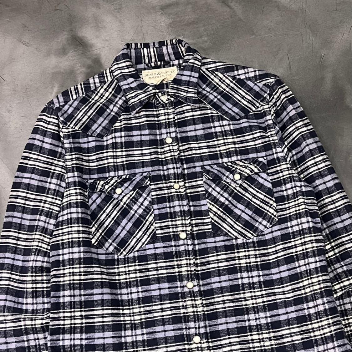  데님앤서플라이 체크 웨스턴 셔츠 y15177 상품이미지3