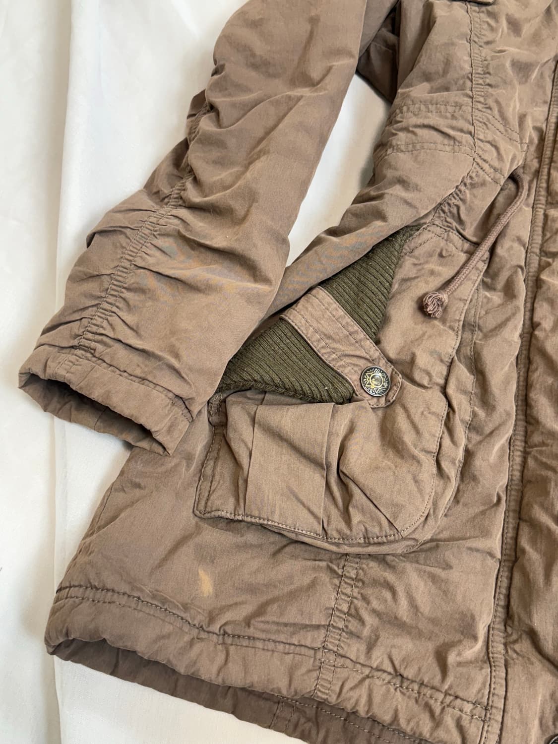 Jpn 브라운 포켓 디테일 야상 상품이미지2