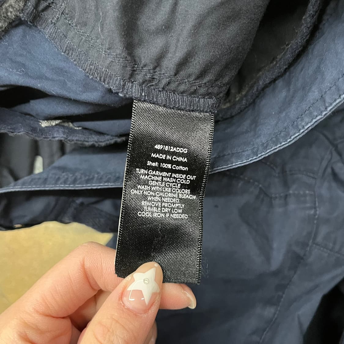 [정품/34] 랄프로렌 RLX 네이비 지퍼 디테일 카고 바지 b14 상품이미지5