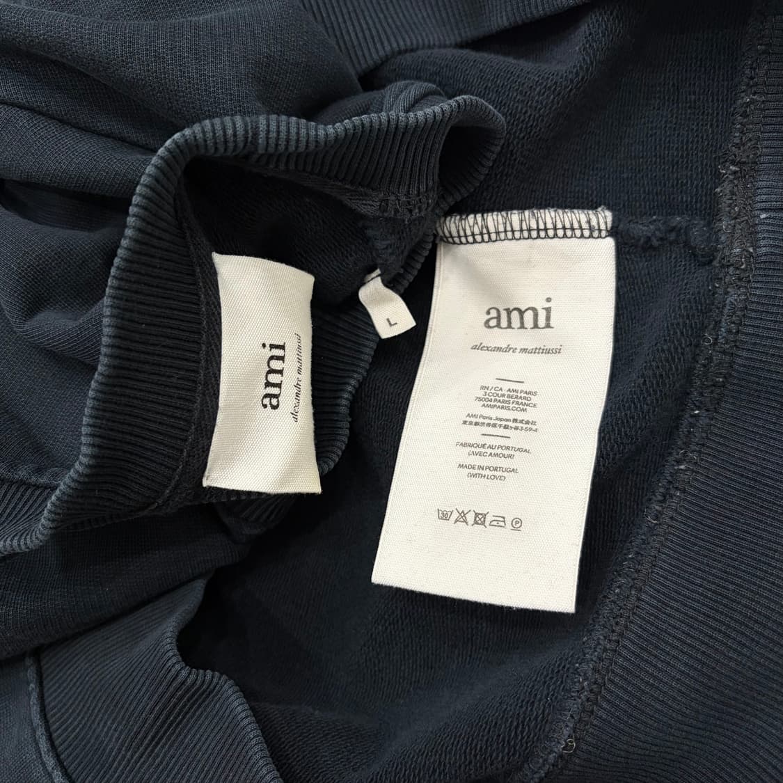 AMI 아미 하트 로고 긴팔 맨투맨 티셔츠 L 상품이미지2