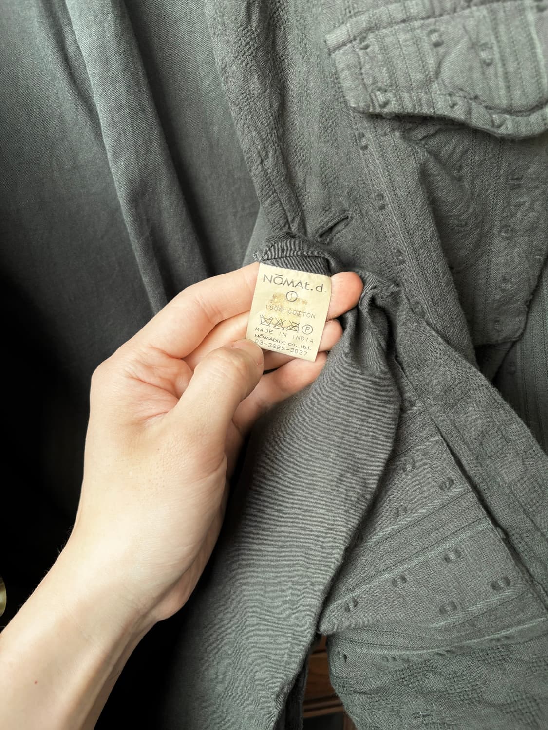 노마 텍스타일 디자인 가먼트 다잉 유틸리티 셔츠 자켓 상품이미지10