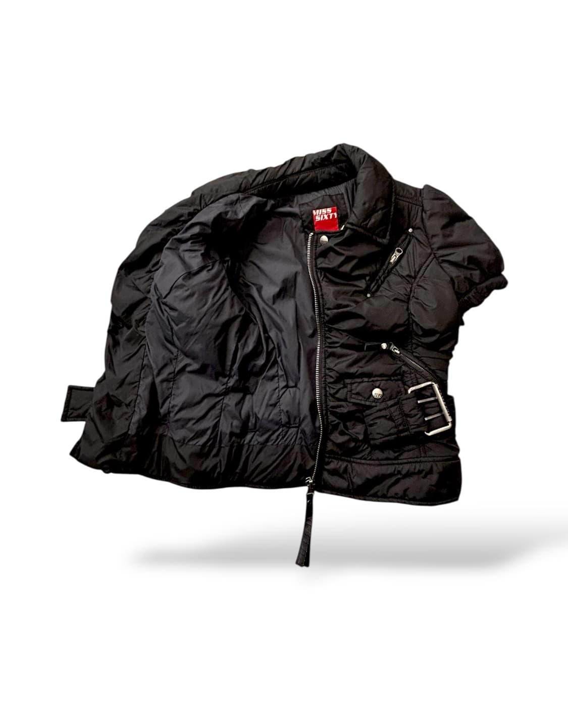 miss sisty 미스식스티 퍼프숄더 벨트 패딩자켓 상품이미지2