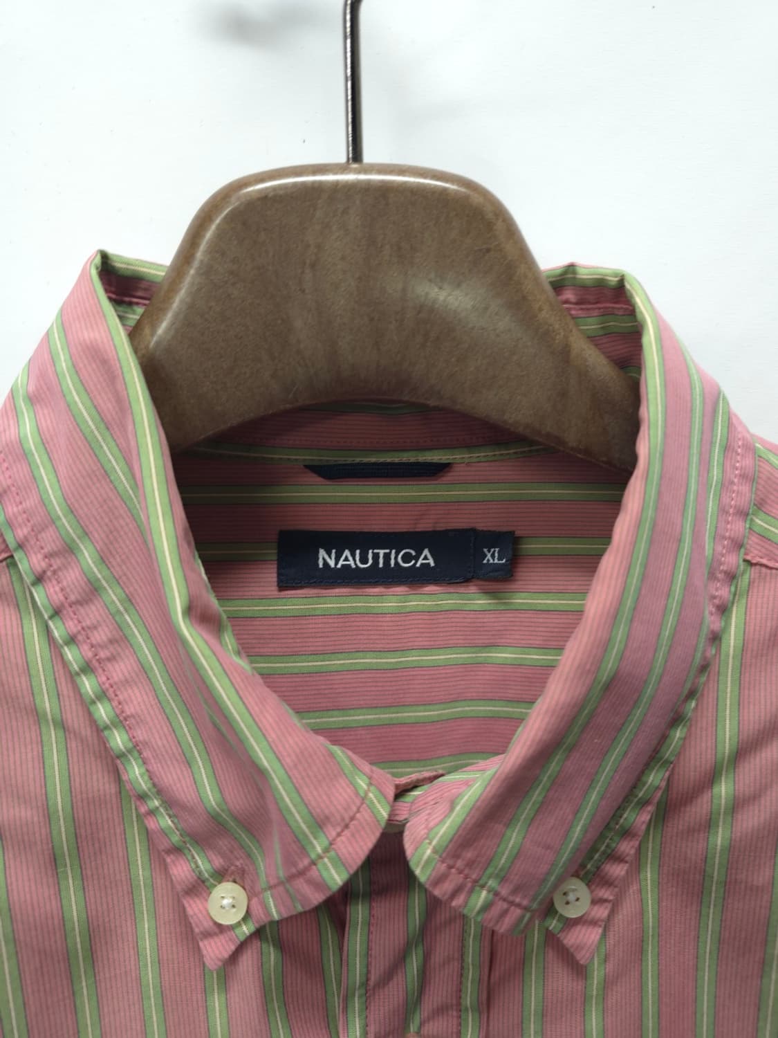 노티카(NAUTICA) 핑크 스트라이프 셔츠 (105~110) 상품이미지5