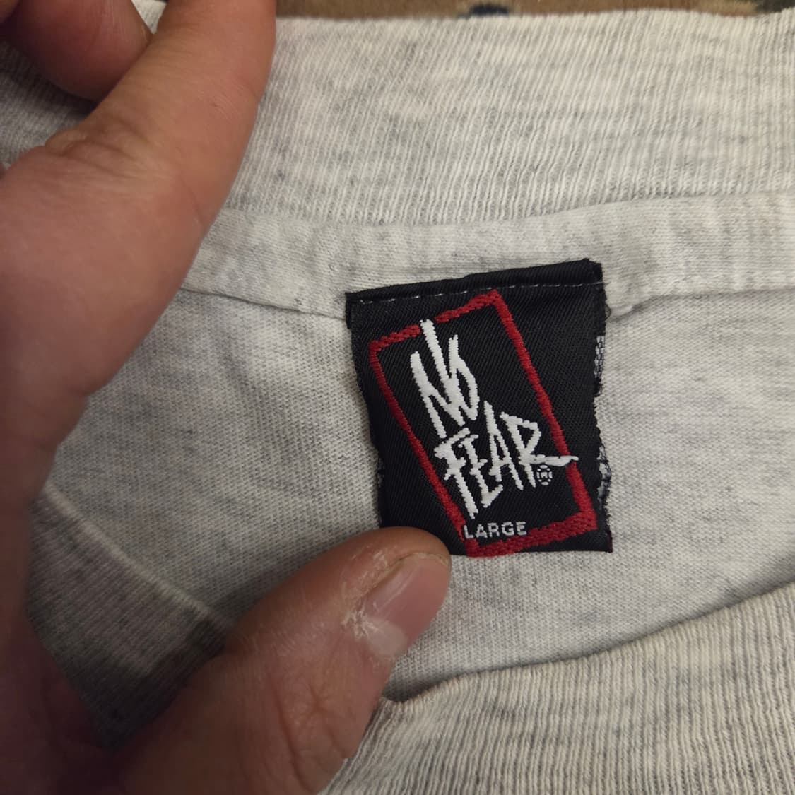 90s 노피어 no fear 롱 슬리브 made in usa 상품이미지5