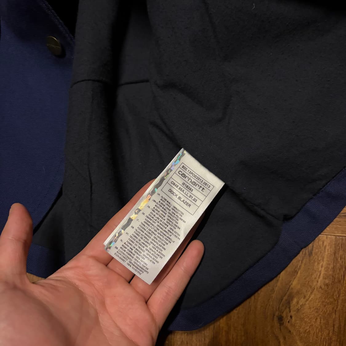 CARHARTT BLUE DOCK BLAZER 상품이미지3