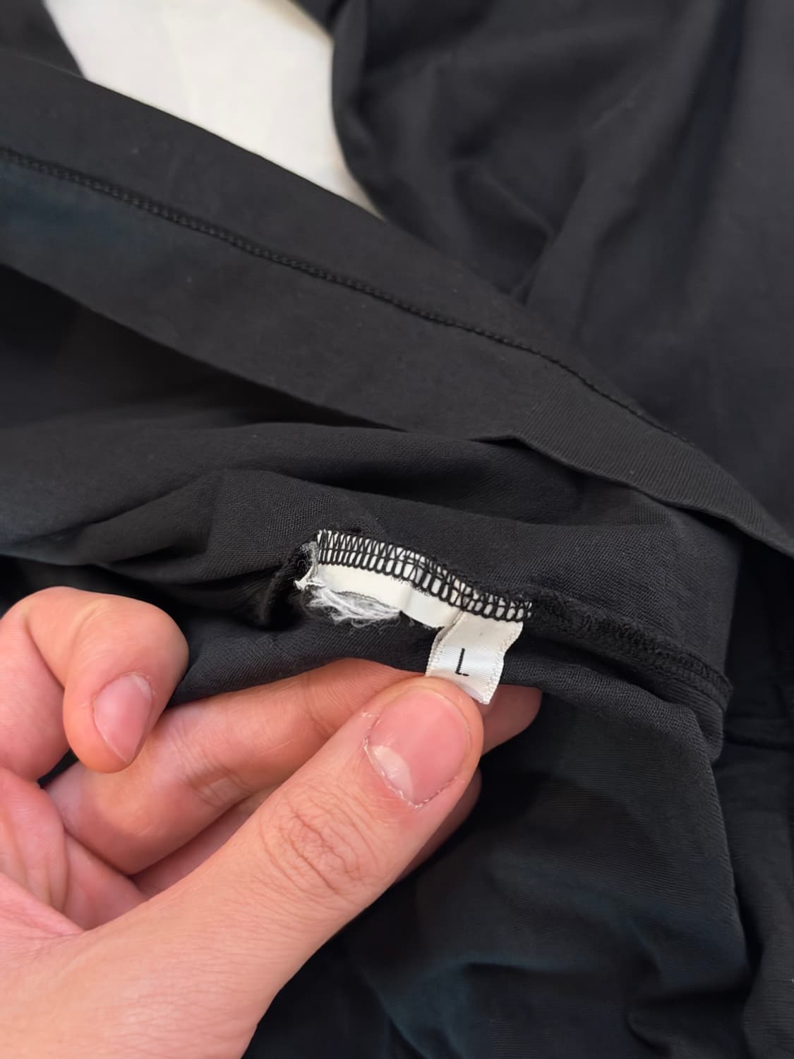 스톤아일랜드 컴파스 패치 롱슬리브 긴팔티 블랙 상품이미지4