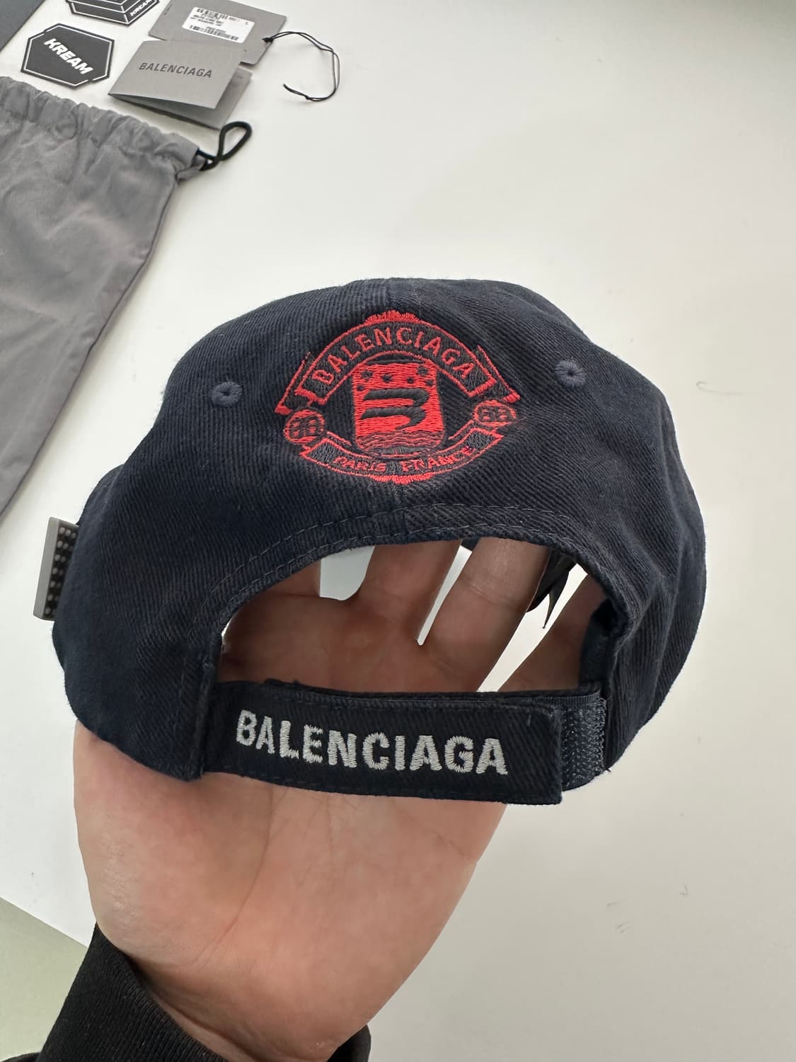 발렌시아가 유니티 스노우보드 캡 네이비 블루 상품이미지4