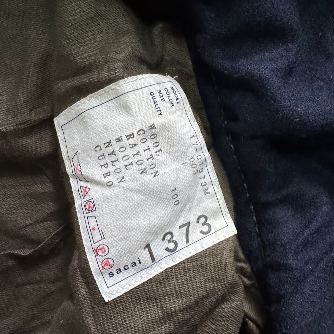 [S~M] Sacai 사카이 M-47 울 장진호파카 상품이미지9
