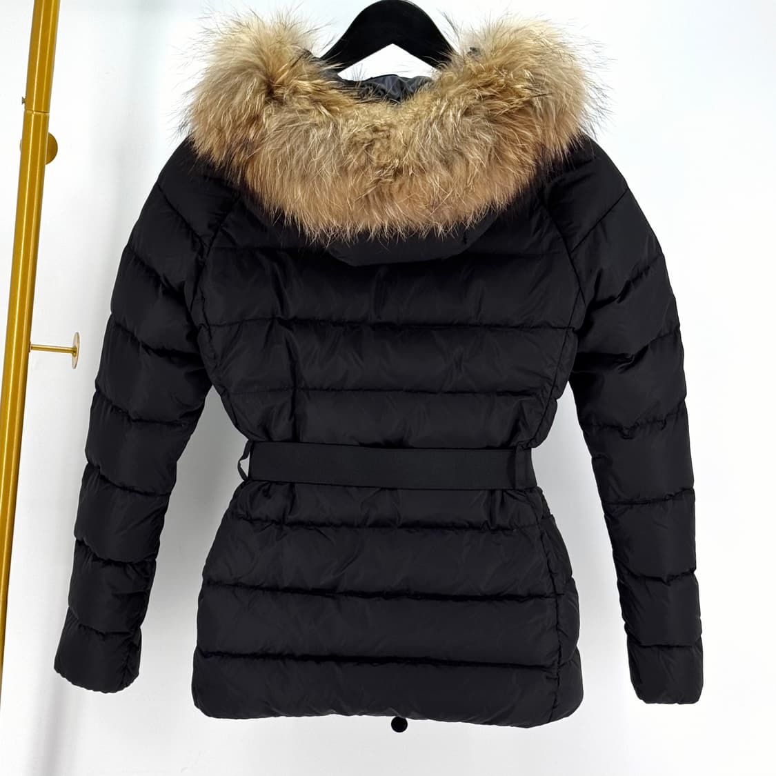 [0사이즈] 몽클레어 제네 여성 벨트 패딩 블랙 상품이미지3