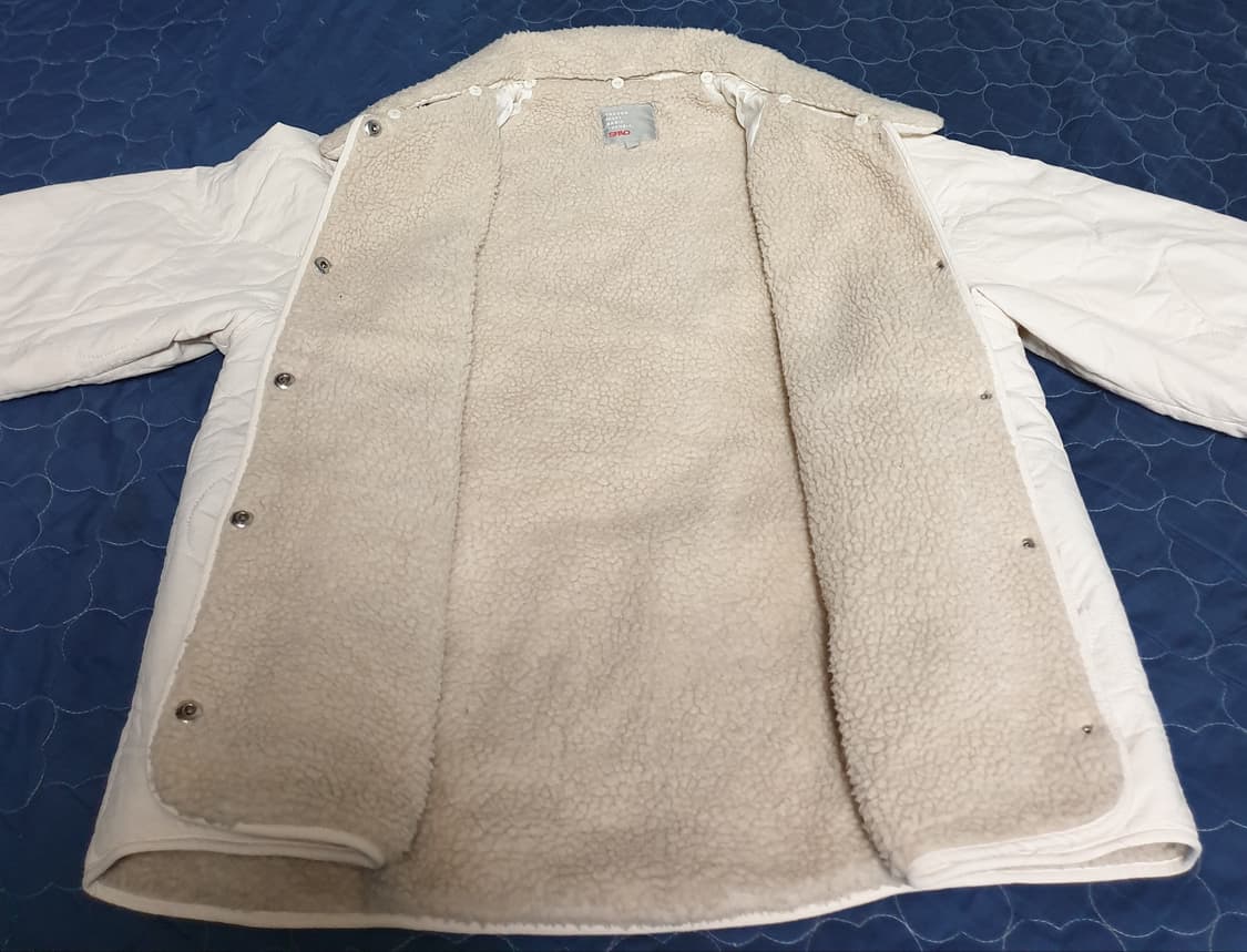 스파오 카라 양털 자켓 아이보리 (L) 상품이미지3