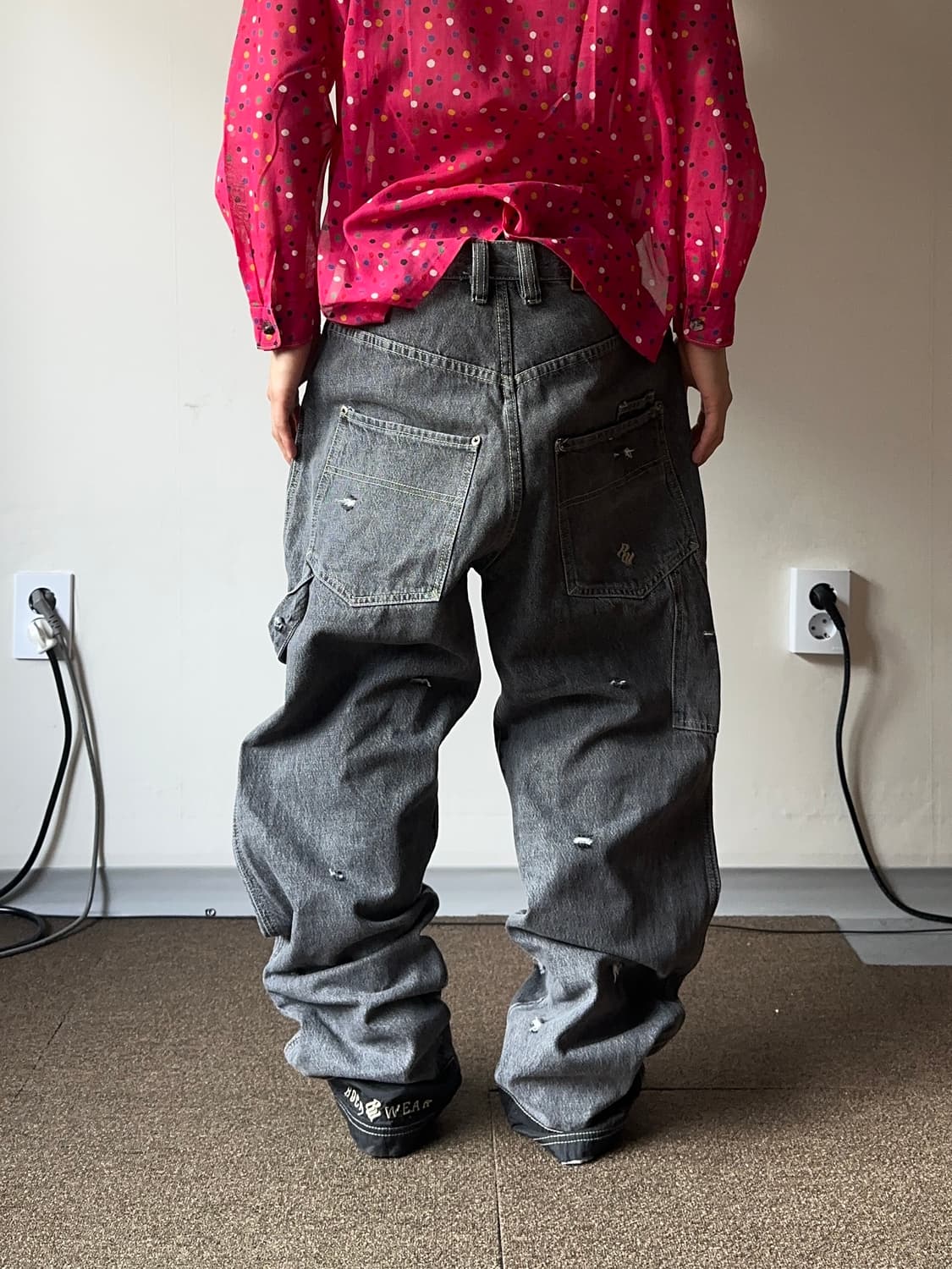 Rocawear 대미지 카펜터 루즈 테이퍼드 진 상품이미지1