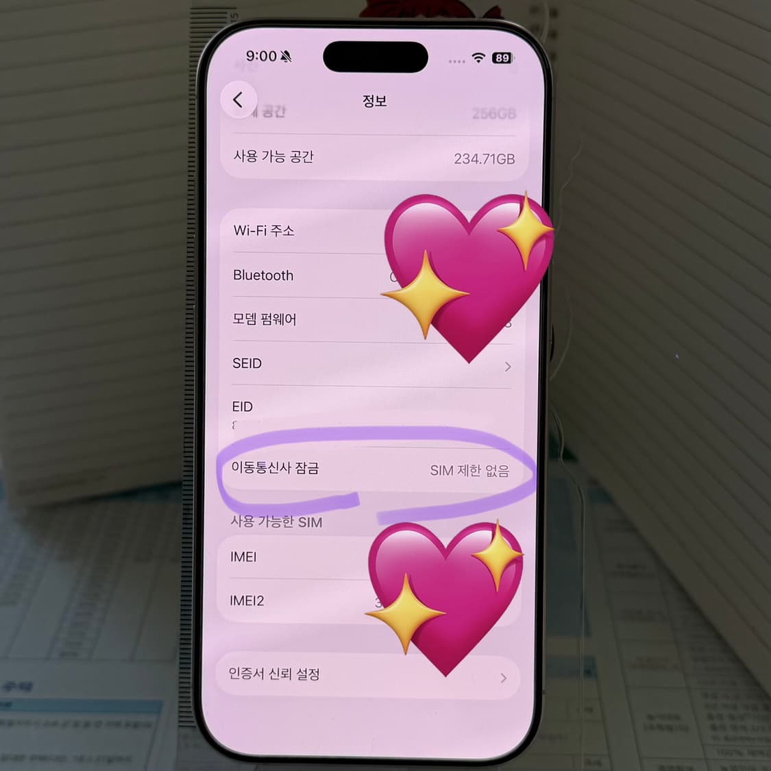 무료배송)배터리99% S급 아이폰 16 Pro 화이트 256GB 상품이미지9