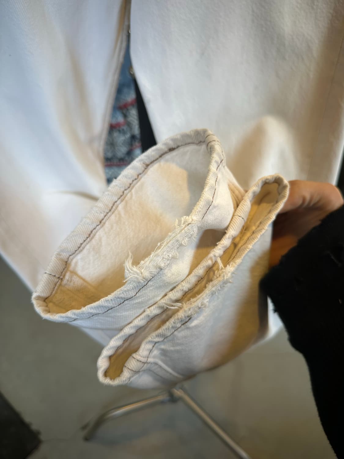 90s 리바이스501 화이트 데님 팬츠 30x30 made in usa 상품이미지6