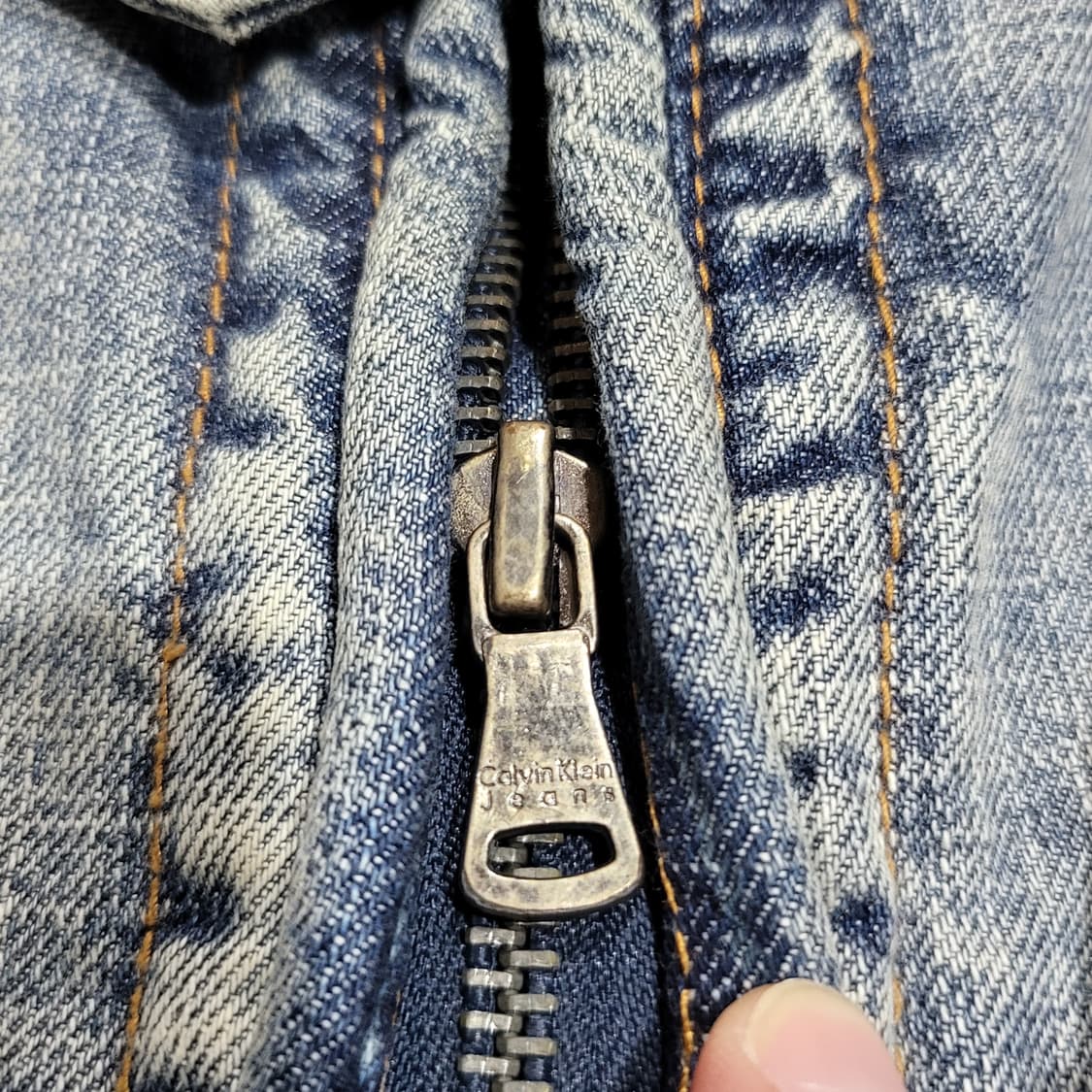 캘빈클라인 포켓 데님 트리커 자켓 (L) 상품이미지6
