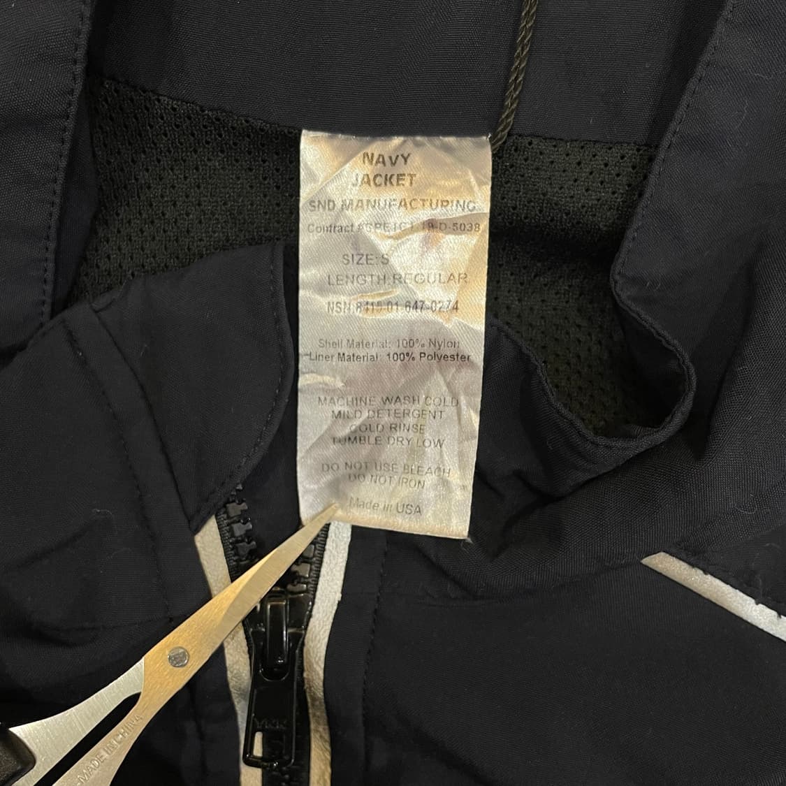 (S) USA Navy 져지 자켓 상품이미지9