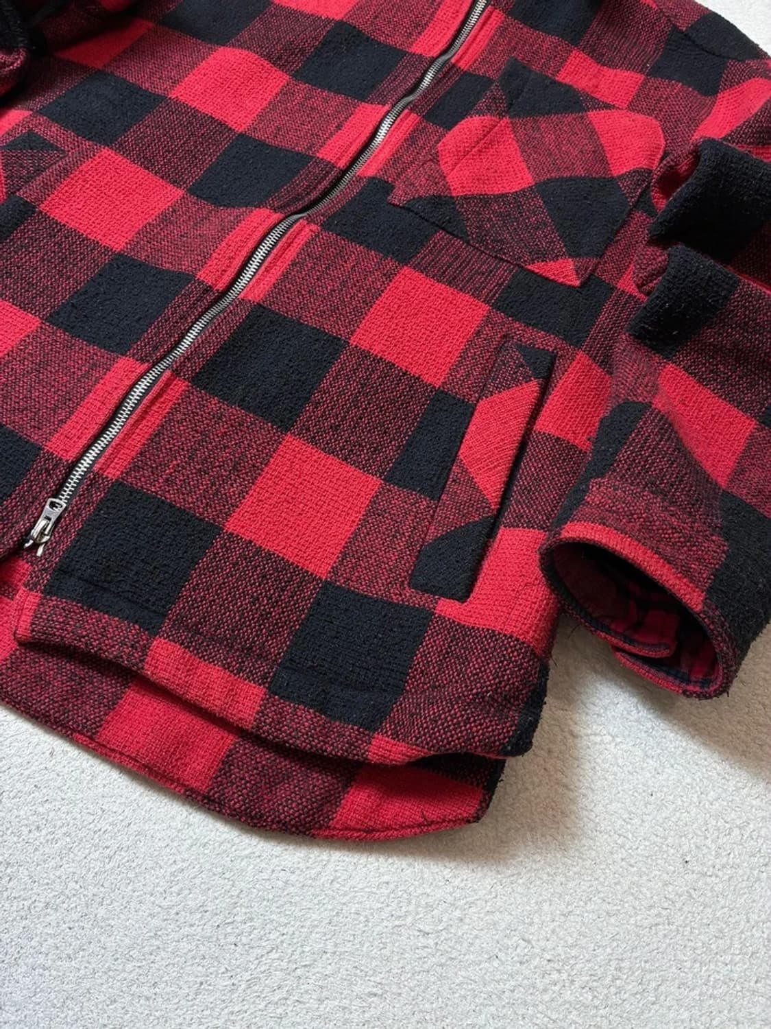 플랙 PLAC 17FW 버팔로 체크 패턴 집업 자켓 PN7903 상품이미지4