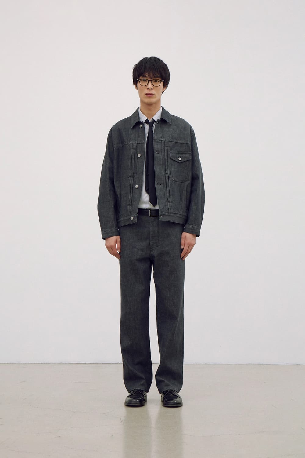 (구매) 포터리 오가닉 코튼 데님 트러커 차콜 1 상품이미지2