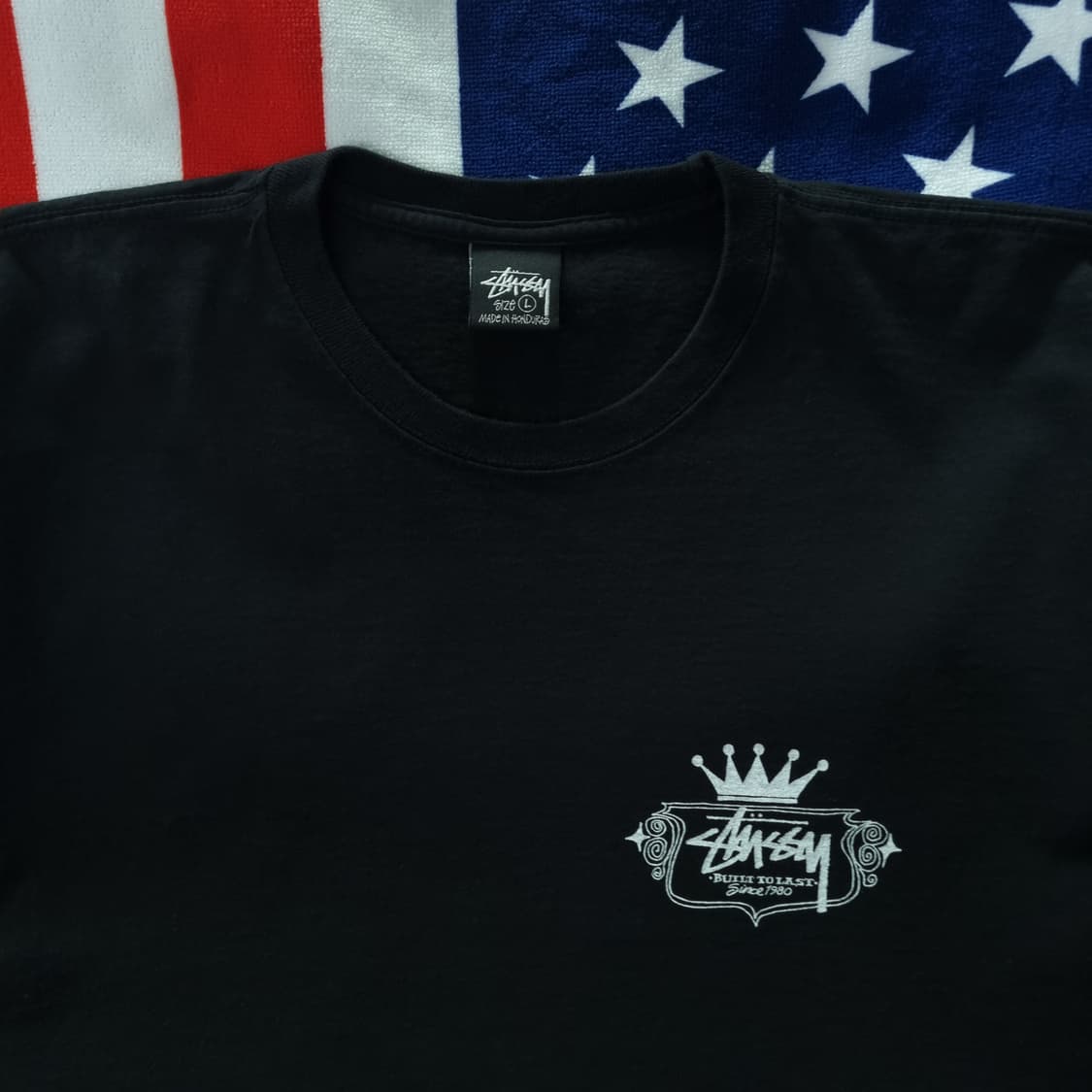 Stussy 스투시 빌트 투 라스트 피그먼트 다이드 티셔츠 상품이미지4