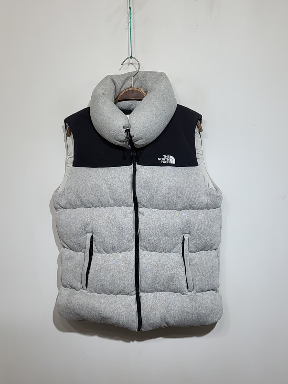 (XL) 노스페이스 거위털 패딩조끼 투톤 구스다운 베스트  상품이미지1