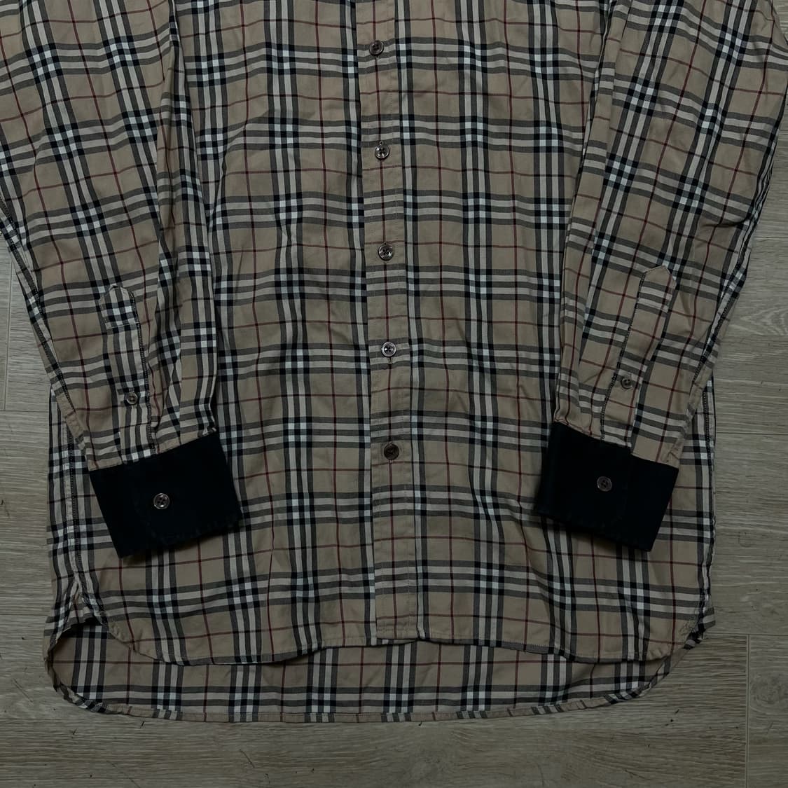 버버리 키즈 체크 셔츠 남방 상품이미지3
