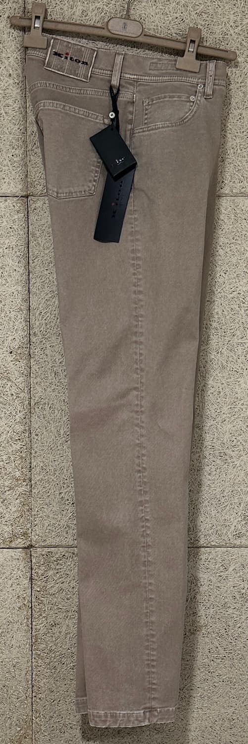 키톤 나폴리 새상품 데님 팬츠 브라운 31 상품이미지2