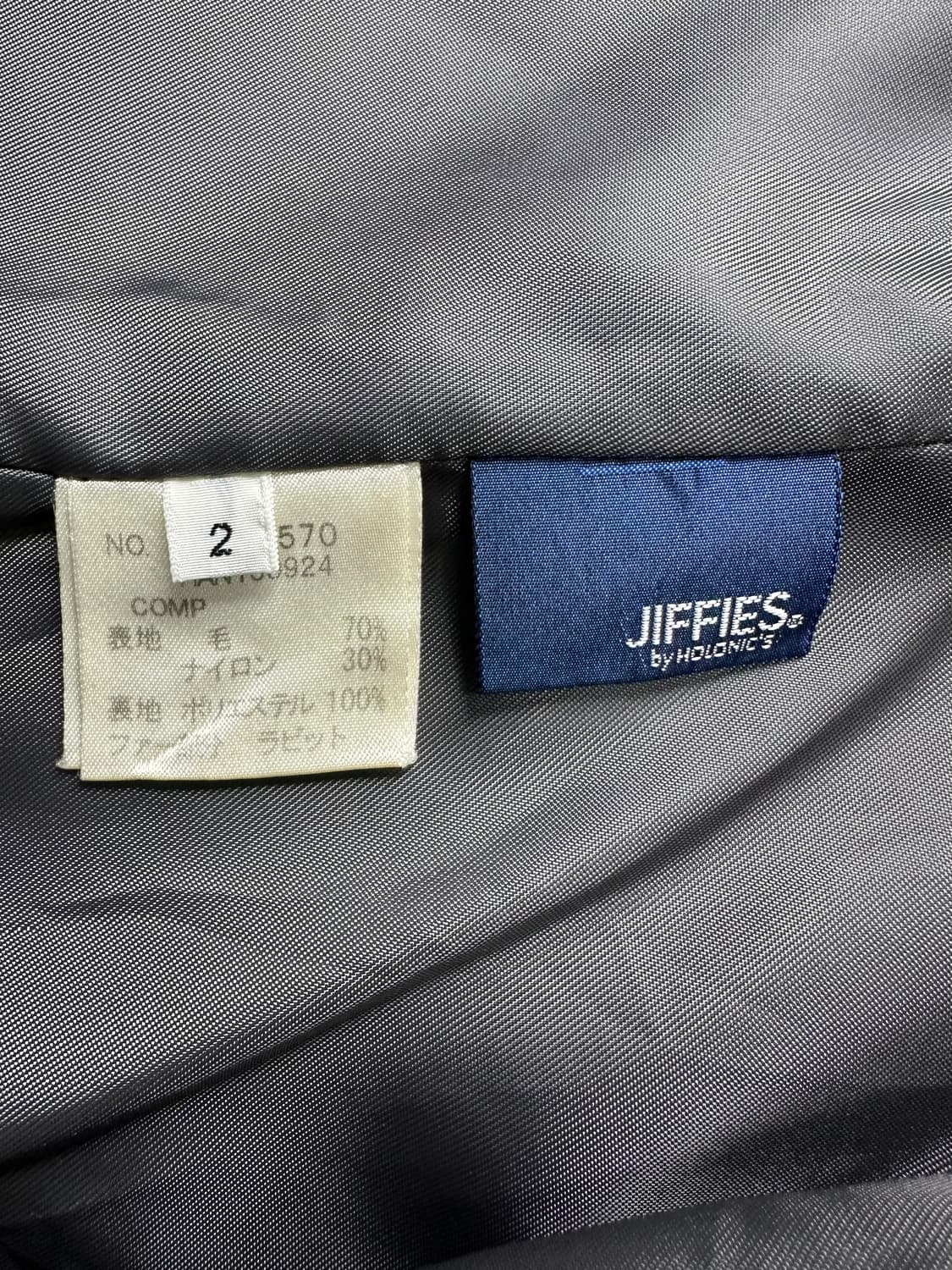 JIFFES 도트 울 코트 상품이미지4