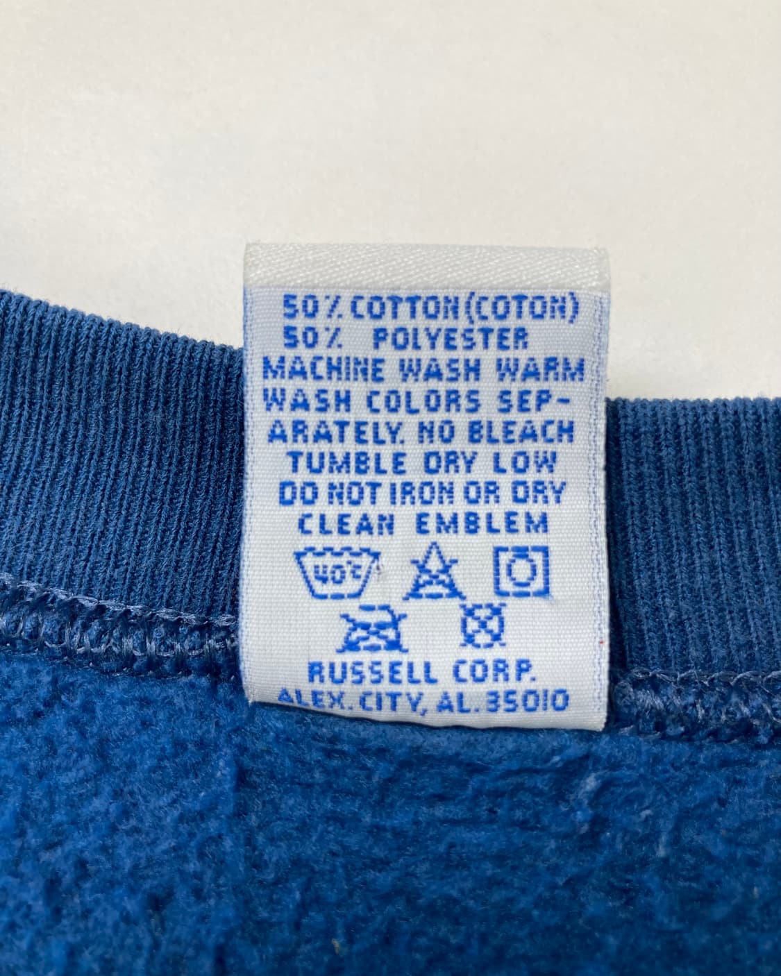 90s Russell Sweatshirt (slate blue) 상품이미지4