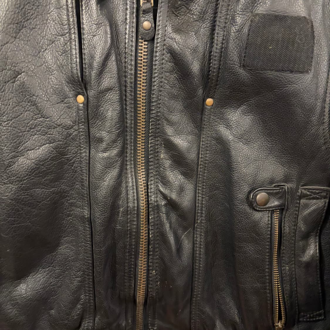 카도야 레더 바이커자켓 상품이미지5