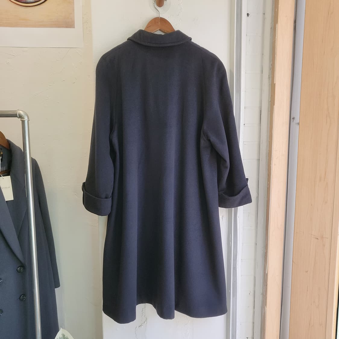 Orchidea 캐시미어100 네이비 코트 상품이미지7